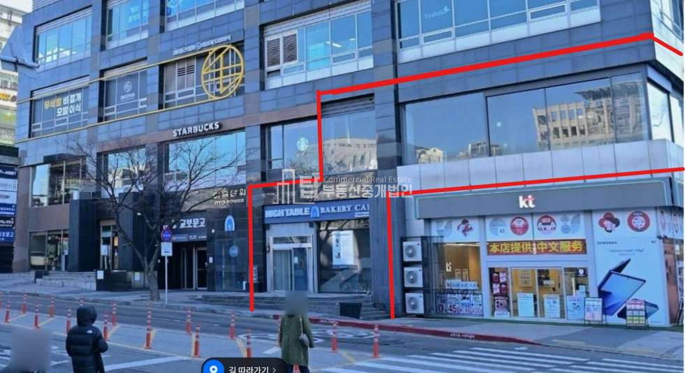 인천 남동구 구월동 로데오,무권리,1층2층연층 전용70평 대로변 코너 월세 매물번호 13954 사진 1