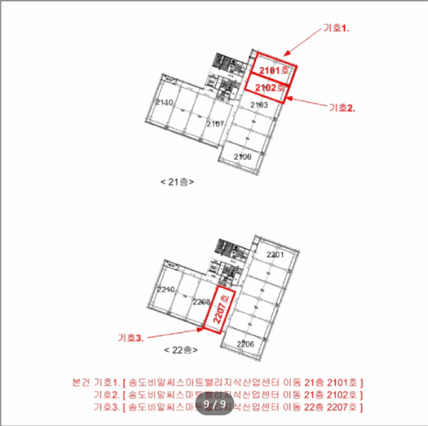 인천 연수구 송도동 214 (송도 BRC 스마트밸리 지식산업센터) 이동 송도스마트밸리,지신산업센터+아파트형공장 경매 매물번호 14843 사진 4